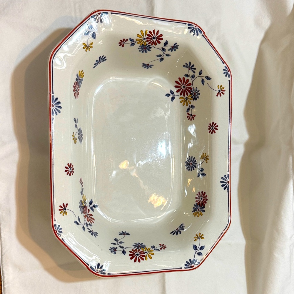 Ironstone Adams Vermont Rectangular Serving Dish